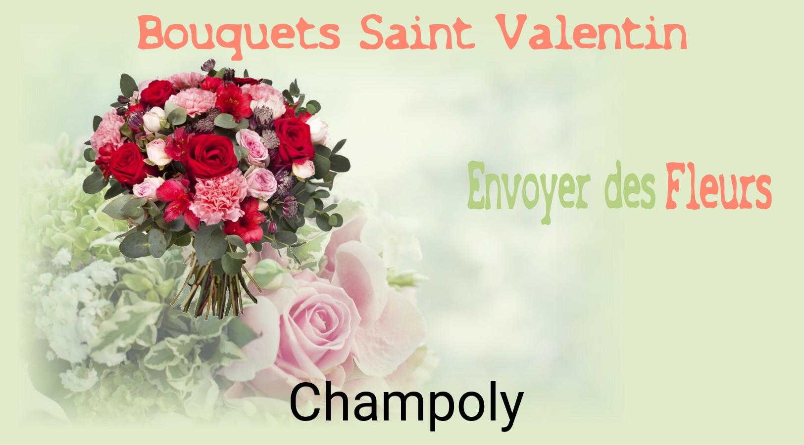 Roses de Saint-Valentin livrées à Champoly